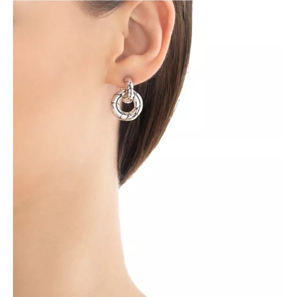 Sterling Silver Door Knocker Earrings